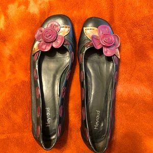 Heyraud Leather Flats